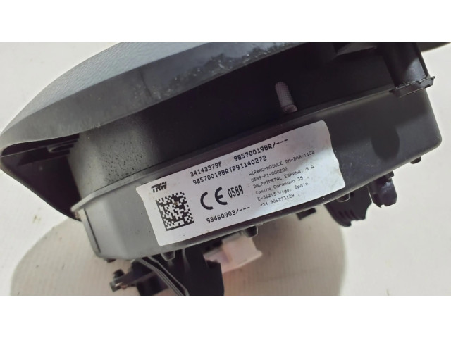 Подушка безопасности водителя 985700198R   Renault Trafic III (X82)