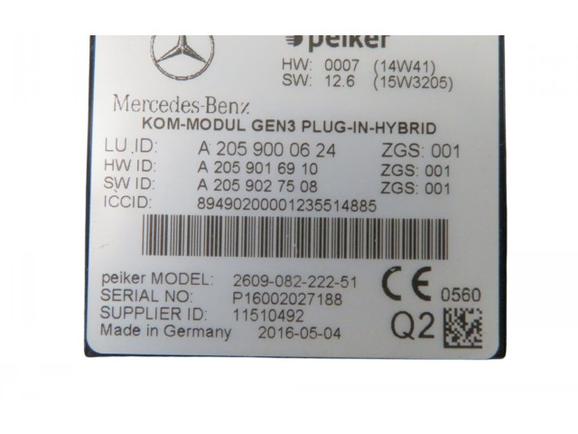 Zpětné zrcátko Mercedes-Benz C AMG W205 2016 A2059000624, A2059000624