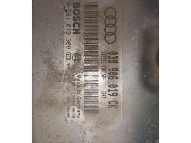 Блок управления 038906019CK, 0090047 Audi A3 S3 8L