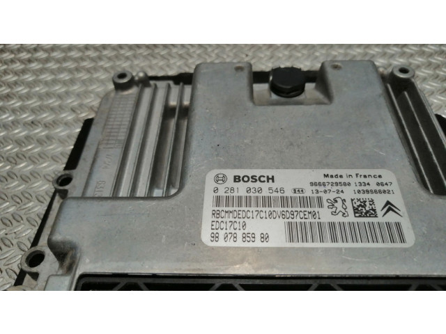 Řídící jednotka 0281030546, 9807885980   Citroen Berlingo 2014