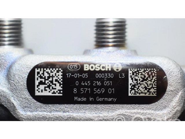 Vstřikovací lišta 0445216051, 8571569 BMW 7 G11 G12 pro naftový motor 3.0 G11 730d 195kw