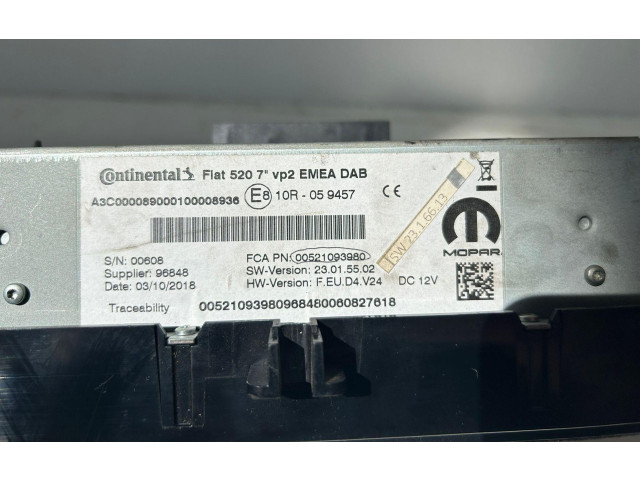 Дисплей    735695366, 00521093980   Jeep Renegade