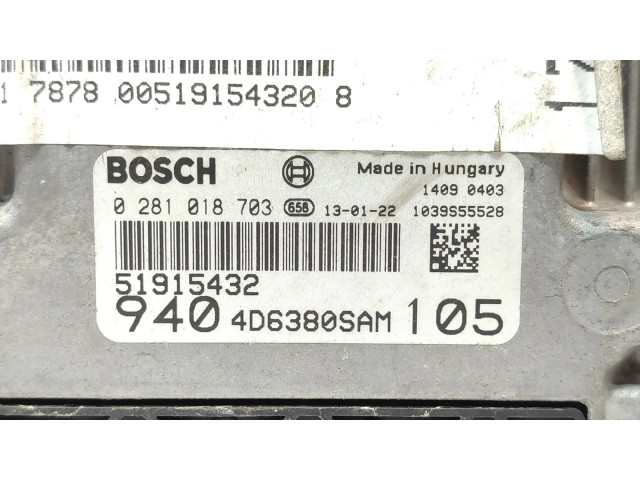 Řídící jednotka Alfa Romeo Giulietta 2013