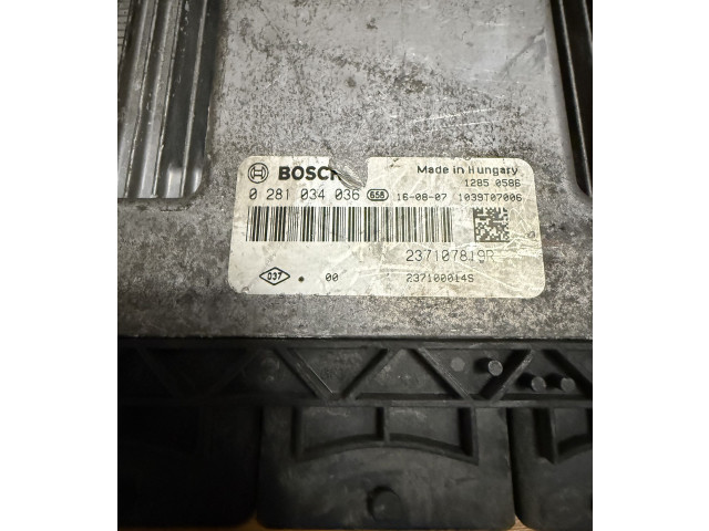 Řídící jednotka 0281034036, 237107819R Nissan X-Trail T32 2016