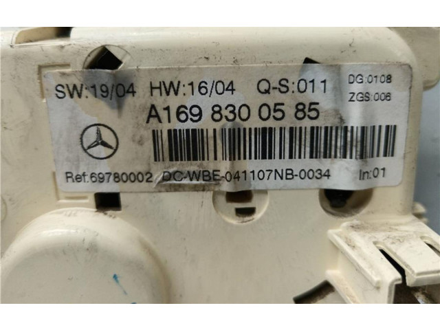 Блок управления климат-контролем A1698300585, 0070010   Mercedes-Benz A W169