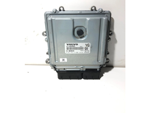 Блок управления двигателя 31336983, 0281018414 Volvo S60