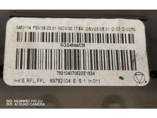 Блок управления климат-контролем 69792104, 69797002 Mini One Cooper R50 53