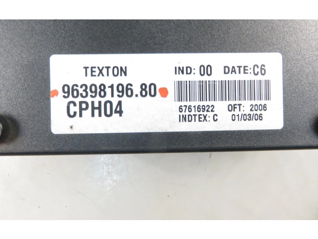 Блок комфорта 9639819680   Peugeot Expert   