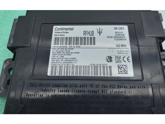 Блок комфорта A2C99010302, 7812A82135300 Maserati Levante