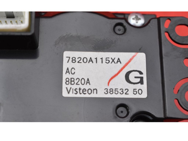 Блок управления климат-контролем 7820A115XA, 7820A115XA Citroen C-Crosser