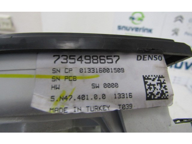 Блок управления климат-контролем 735498657, 1822340 Opel Combo D