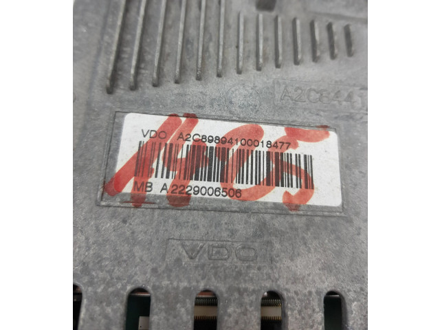 Přístrojová deska Mercedes-Benz S W222 2014 A2229006506, A2C6441