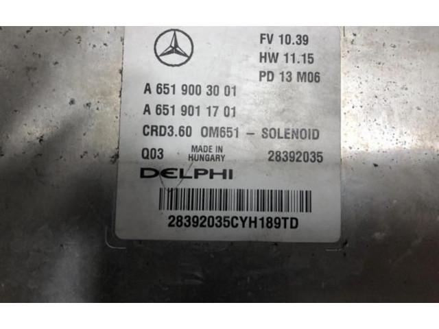 Řídící jednotka 6519009602, 6519009602 Mercedes-Benz CLA C117 X117 W117 2013