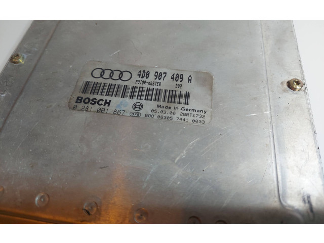 Блок управления двигателя 4D0907409A Audi A8 S8 D2 4D