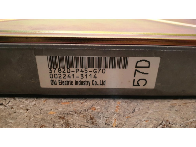 Блок управления двигателя 37820P45G70 Acura ILX