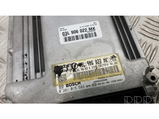 Řídící jednotka 03L906022MK, 03L906022B Audi A4 S4 B8 8K 2009