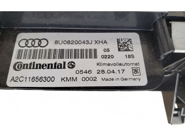 Блок управления климат-контролем 8U0820043J Audi Q3 8U