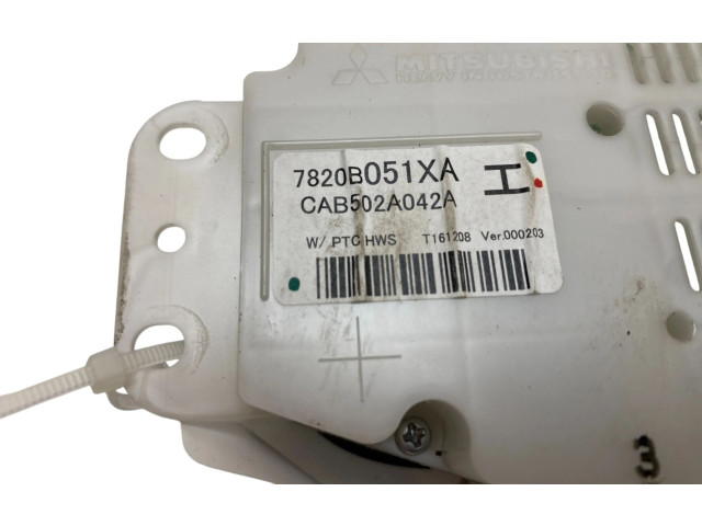 Блок управления климат-контролем 7820B051XA, 7820B051 Mitsubishi Outlander