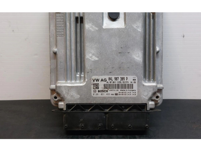 Блок управления двигателя 04L907309P, 0281031483   Skoda Kodiaq