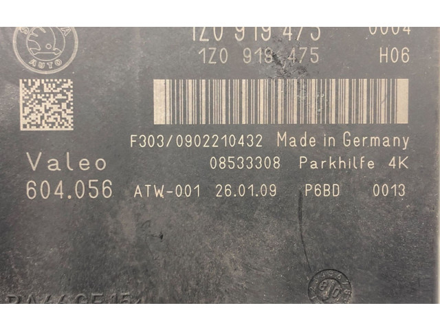 Блок управления парковки 1Z0919475 Skoda Octavia Mk2 (1Z)