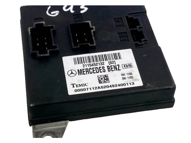 Блок комфорта 2115452132   Mercedes-Benz E W212   