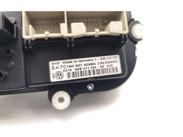 Блок управления климат-контролем 7N0907426BG, 5HB011292   Volkswagen Touran II
