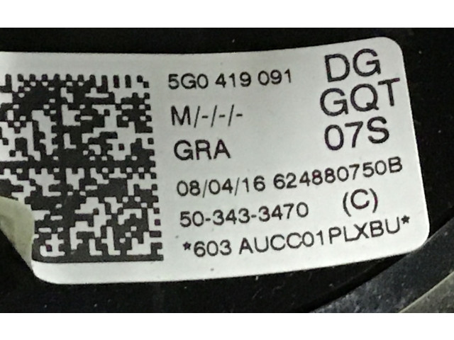 Руль Volkswagen Golf Plus 2005 - 2013 года 5G0419091DG