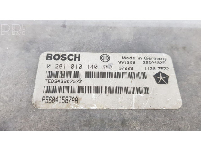 Блок управления двигателя 0281010140 Jeep Cherokee