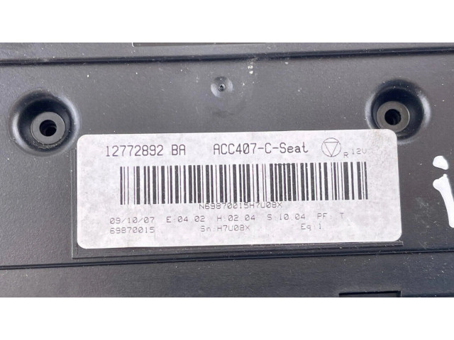 Блок управления климат-контролем 12772892BA, ACC407CS8A Saab 9-3 Ver2