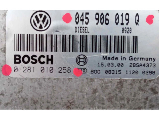 Блок управления двигателя 045906019Q Volkswagen Lupo