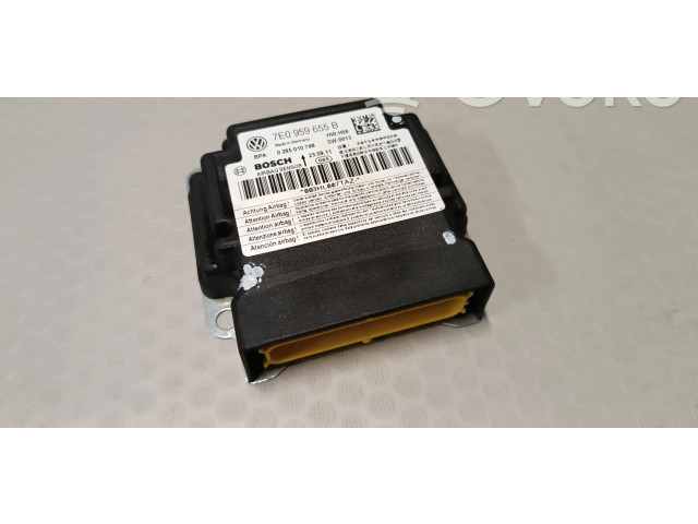 Блок подушек безопасности 7E0959655B, 0285010798   Volkswagen Transporter - Caravelle T5