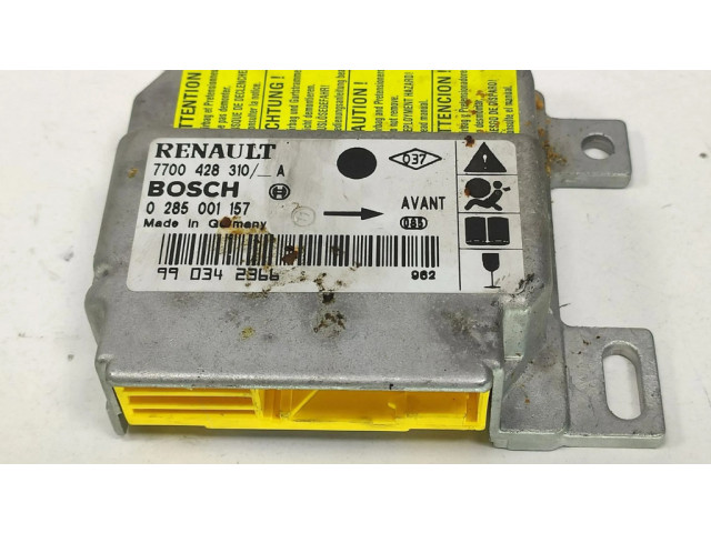 Блок подушек безопасности 0285001157, 7700428310A Renault Clio III
