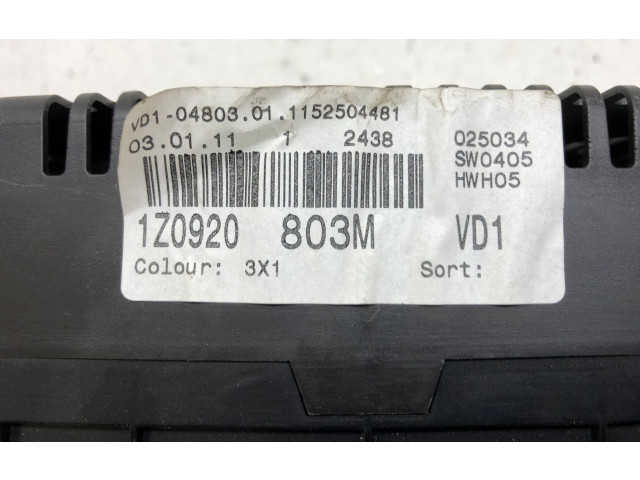 Панель приборов 1Z0920803M, A2C53389882 Skoda Octavia Mk2 (1Z)