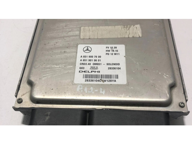 Блок управления двигателя A6519007600, A6519010601 Mercedes-Benz A W176