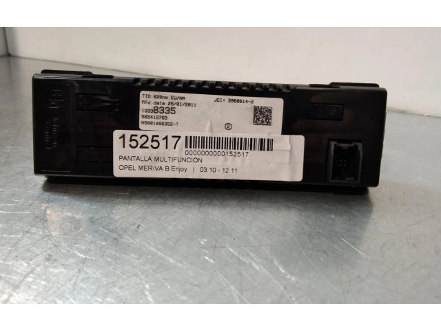 Дисплей    13338335, 13338335   Opel Meriva B
