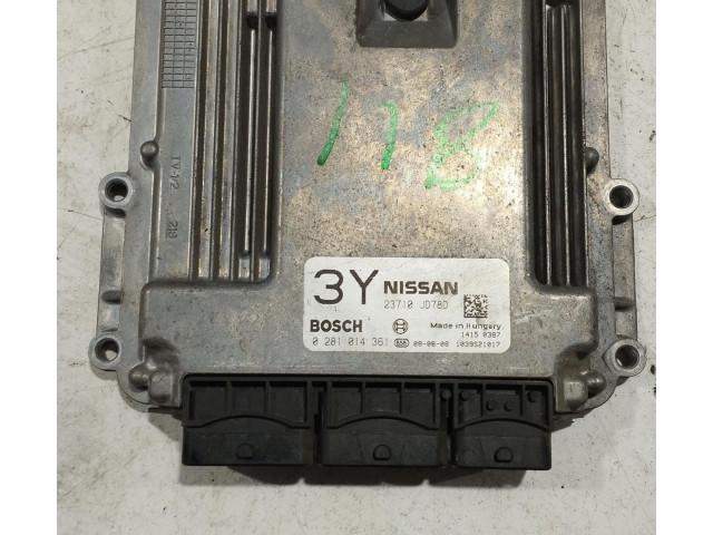 Řídící jednotka 0281014361, 0281014361 Nissan Qashqai 2008