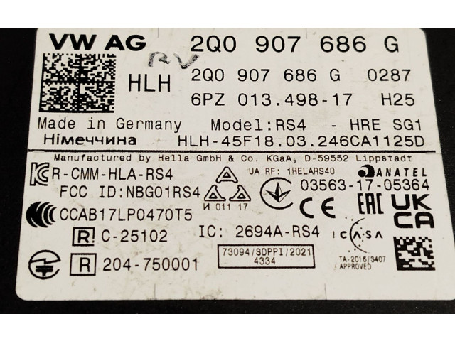 Блок управления 2Q0907686G   Cupra Leon