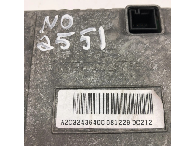 Дисплей    A2C32436400   Mercedes-Benz E W212