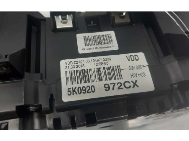 Панель приборов 5K0920972CX Volkswagen Golf VI
