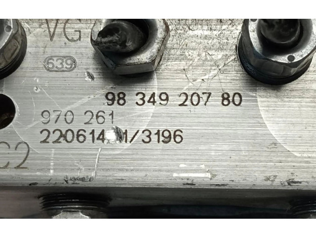 Блок АБС 9834920780   Opel  Combo D  2011 - 2017 года