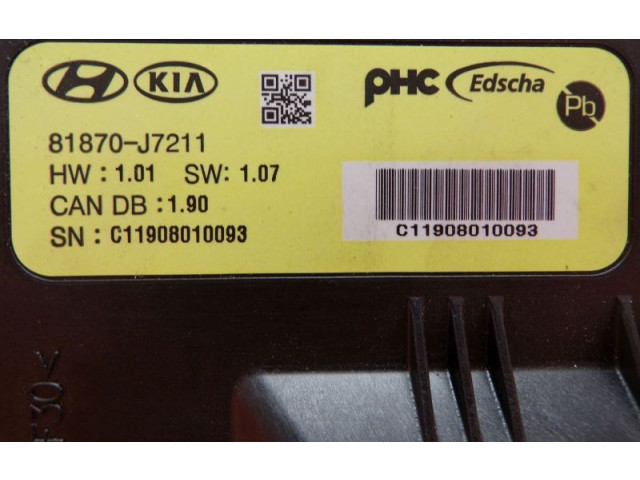 Блок управления 81870J7211, 81870J7211   KIA Pro Cee'd III