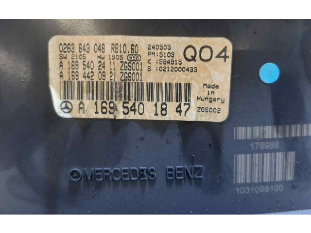 Панель приборов A1695401847   Mercedes-Benz A W169       