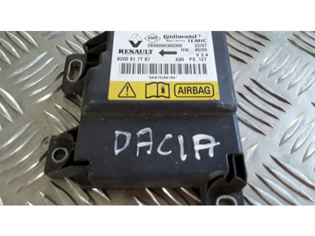 Блок подушек безопасности 8200817787   Dacia Logan I