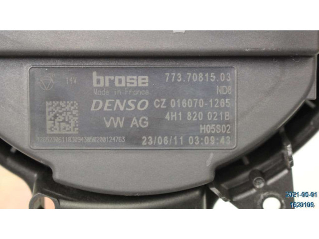 Вентилятор печки 4H1820021C, 016070-1265 Audi A6 S6 C7 4G