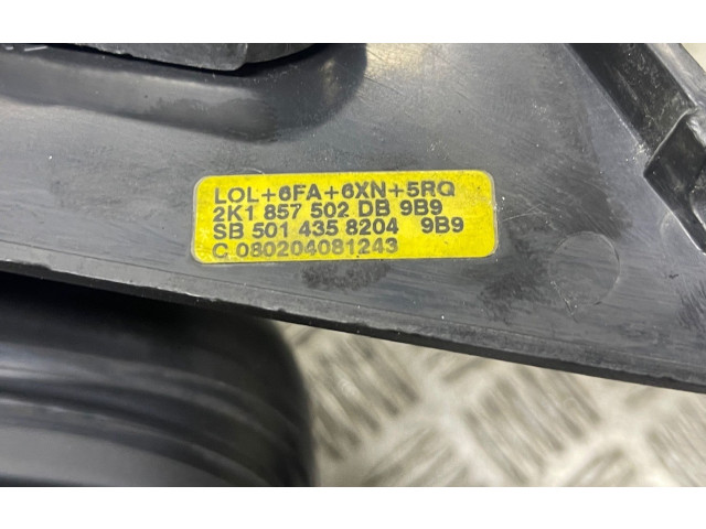 Zpětné zrcátko Volkswagen Caddy 2007 2K1857502DB, 56508100