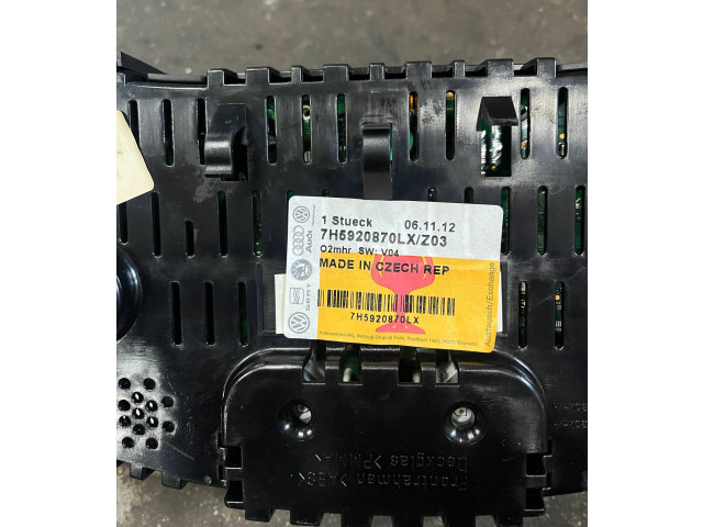 Přístrojová deska Volkswagen Transporter - Caravelle T5 2005 7H5920870LX