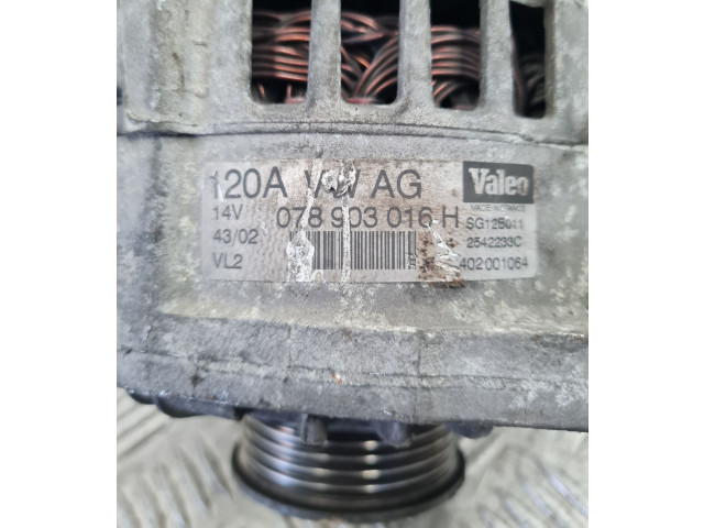 Генератор 078903016H   Skoda Superb B5 (3U)      