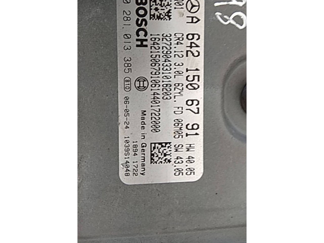 Řídící jednotka 6421506791, BOSH0281013385 Mercedes-Benz R W251 2006