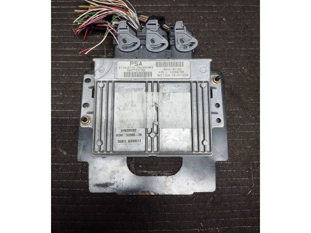 Блок управления двигателя 9647759780, 9646185180   Peugeot 307