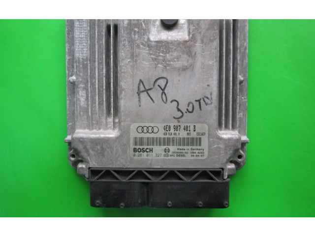 Řídící jednotka 4E0907401B, 0281011327 Audi A8 S8 D3 4E 2004